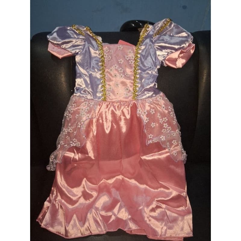 Vestido Princesa Sofia Roxo Com Rosa Para Festa Fantasia Infantil Tm 3 Para Crianças De 3 anos