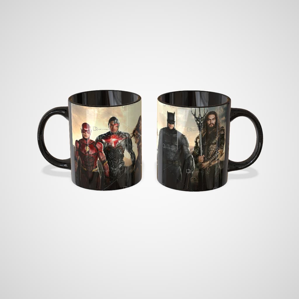 Caneca Liga Da Justiça  Presente Nerd Geek Personalizado