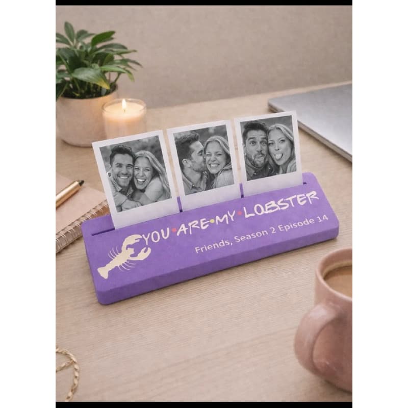 Porta Fotos FRIENDS em 3D | You Are My Lobster Decoração Criativa 📸🦞