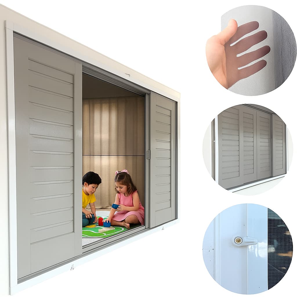 Tela Mosquiteira com velcro e dupla face personalizada ( 1 tela 117x79 preta velcro preto)