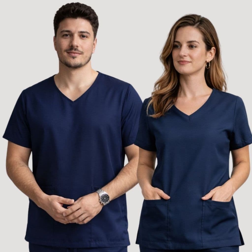 Blusa Bata Scrub Pijama Cirurgico Hospitalar Vet Unissex Feminina Masculino