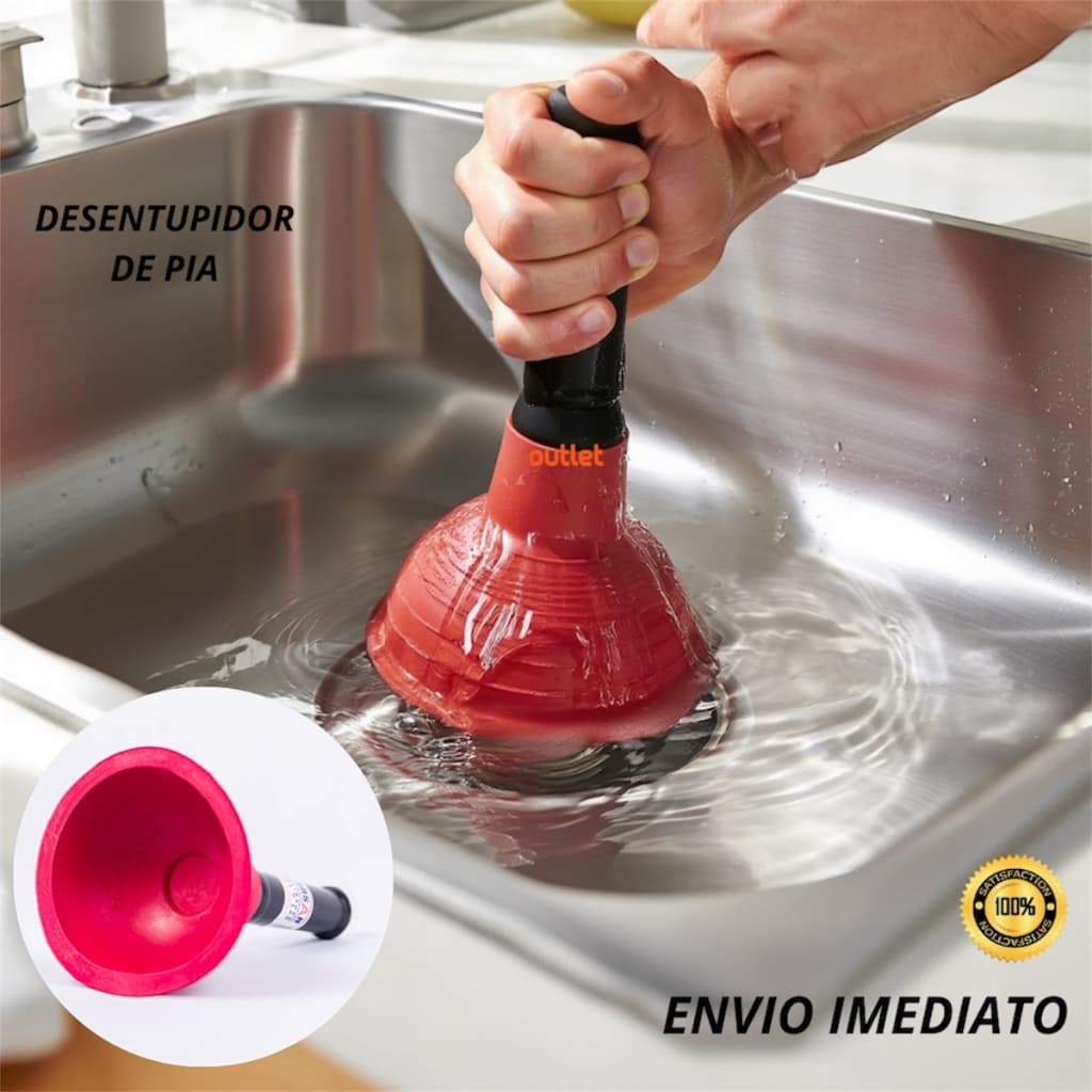 Desentupidor de Borracha Para Pia Tanque Ralo Sugador de Borracha Cozinha Original Multiuso Desentope