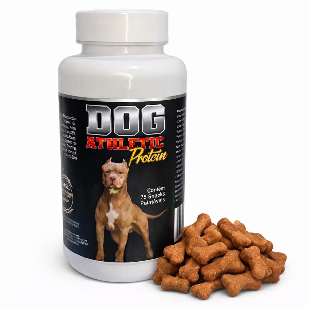 Suplemento Nutricional  Para Pet Ajuda No Desenvolvimento Todas as Raças Atletic Dog Protein