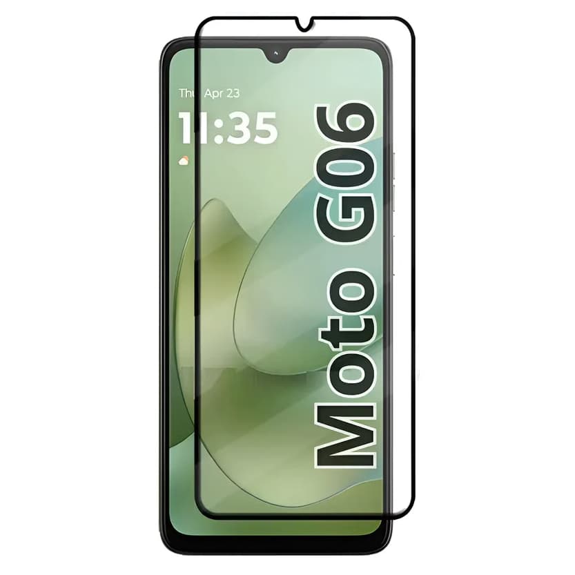 Kit 3 / 5 Película de Vidro 3D Grosso Moto G06 / G56 / G86 Borda Curva Full