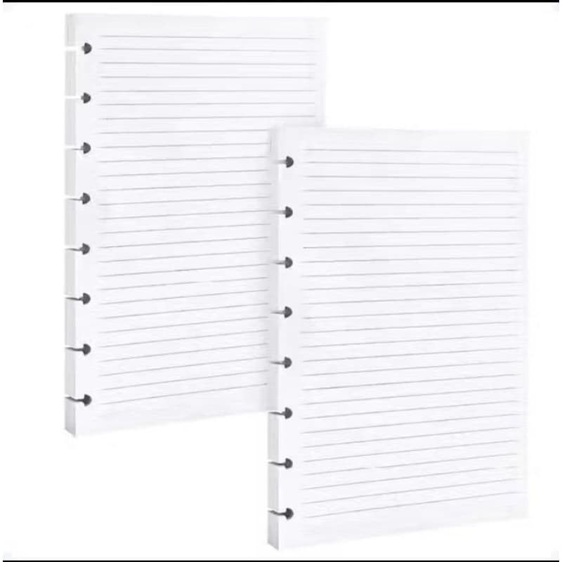 Refil Caderno Inteligente A4 Grande - 80 Folhas Pautadas (8/11Furos/Discos)