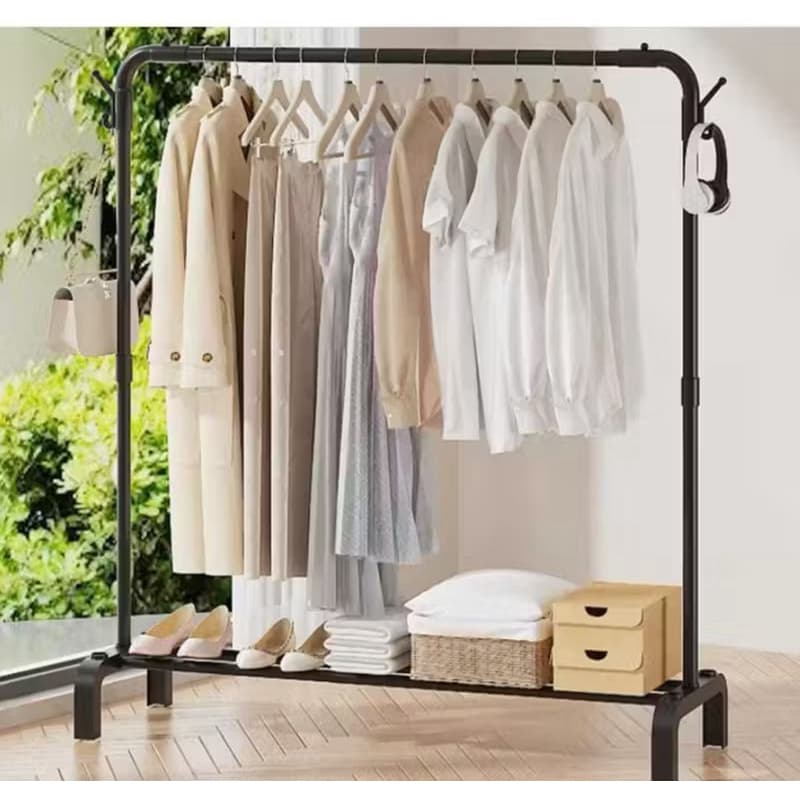 Arara Cabideiro Sapateira Arara de Roupas Loja e quarto Desmontável longo120cm alto150cm