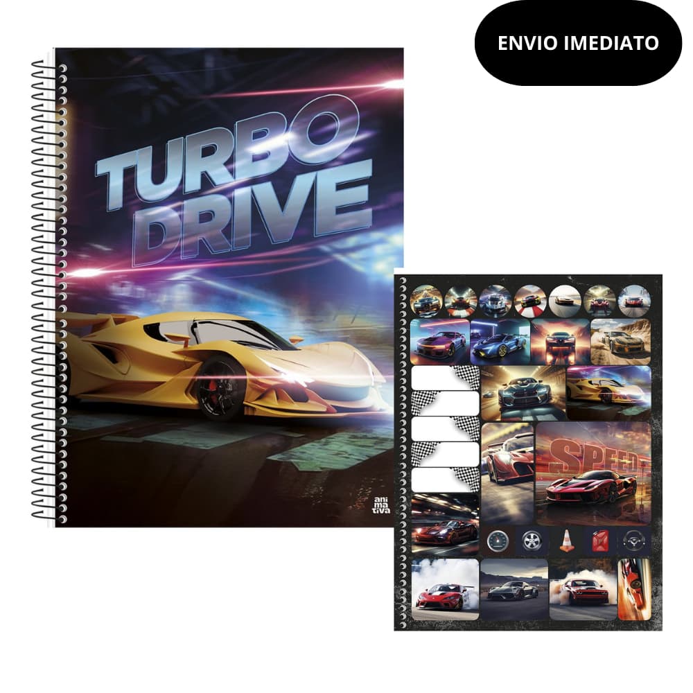 CADERNO UNIVERSITÁRIO CAPA DURA 1 MATÉRIA – 80 FOLHAS