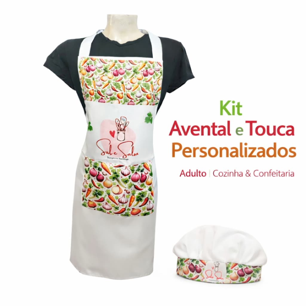 Avental  Personalizado Sublimado | Oxford  | Envio Rápido