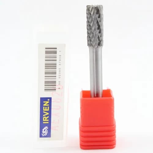 Lima Rotativa Metal Duro Diam. 10mmxhaste 6,3mm - Cilíndrica