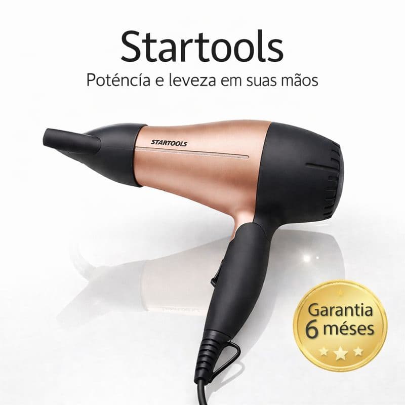 Secador Compacto Portatil Rosa Alta Potencia 1200w Bivolt Leve Facil Transporte