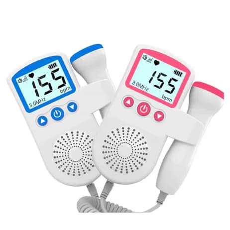 Monitor Fetal Doppler Ultrassom Ouvir Batimentos Bebe-LUIZA
