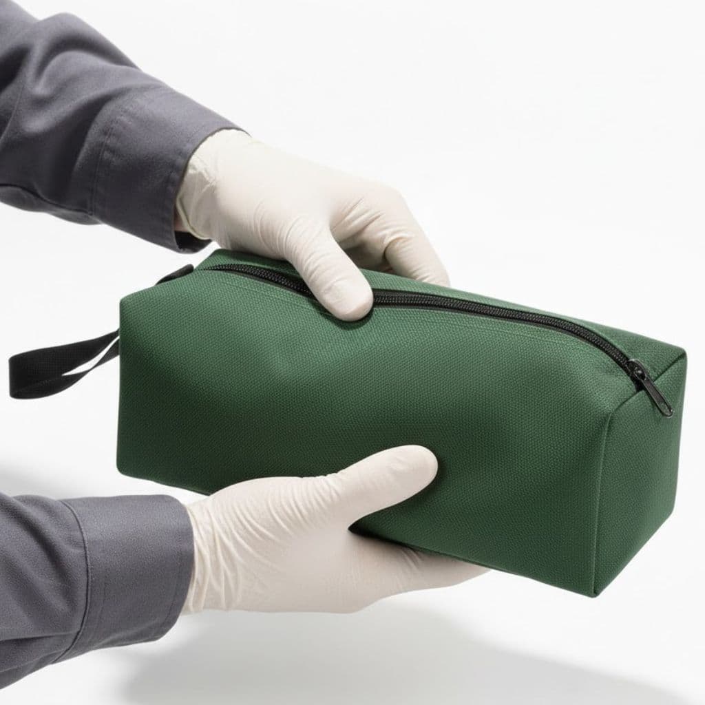 Bolsa ferramentas resistente impermeável compacta Oxford 30cm zíper uso profissional doméstco