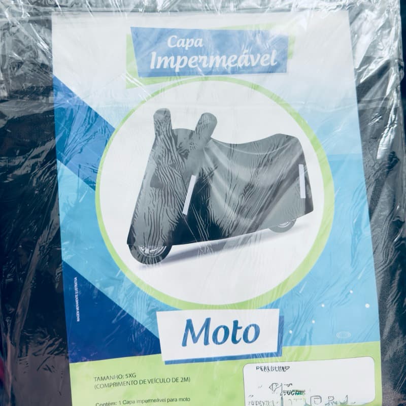 Capa Protetora para Moto com Forro Interno Antirisco
