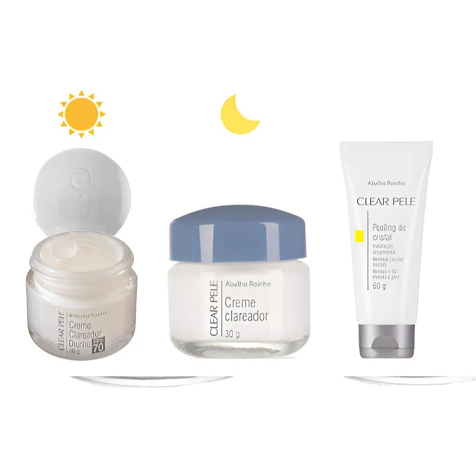 Kit Clareador Facial Abelha Rainha Creme 3 Peças