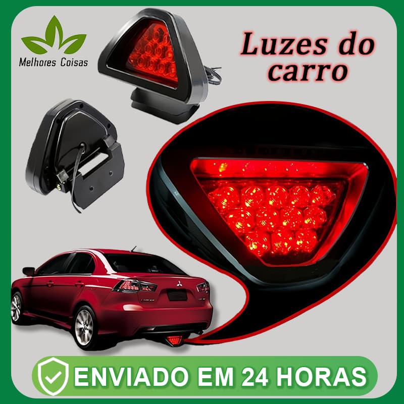 Brake Light Triangular LED Luz de Freio ，12V Luz Stop Carro LED，Universal