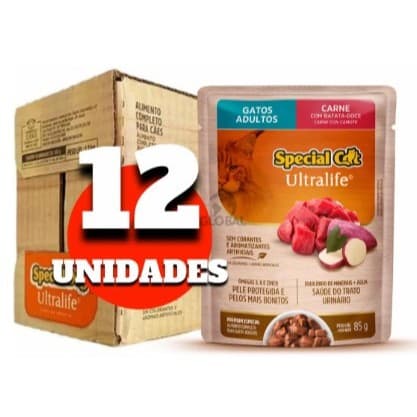Sachê Para Gatos Special Cat Carne 12 Un.
