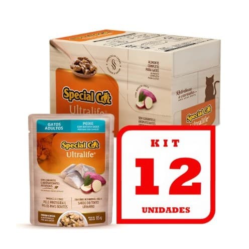 Sachê Para Gatos Special Cat Peixe 12 Un.