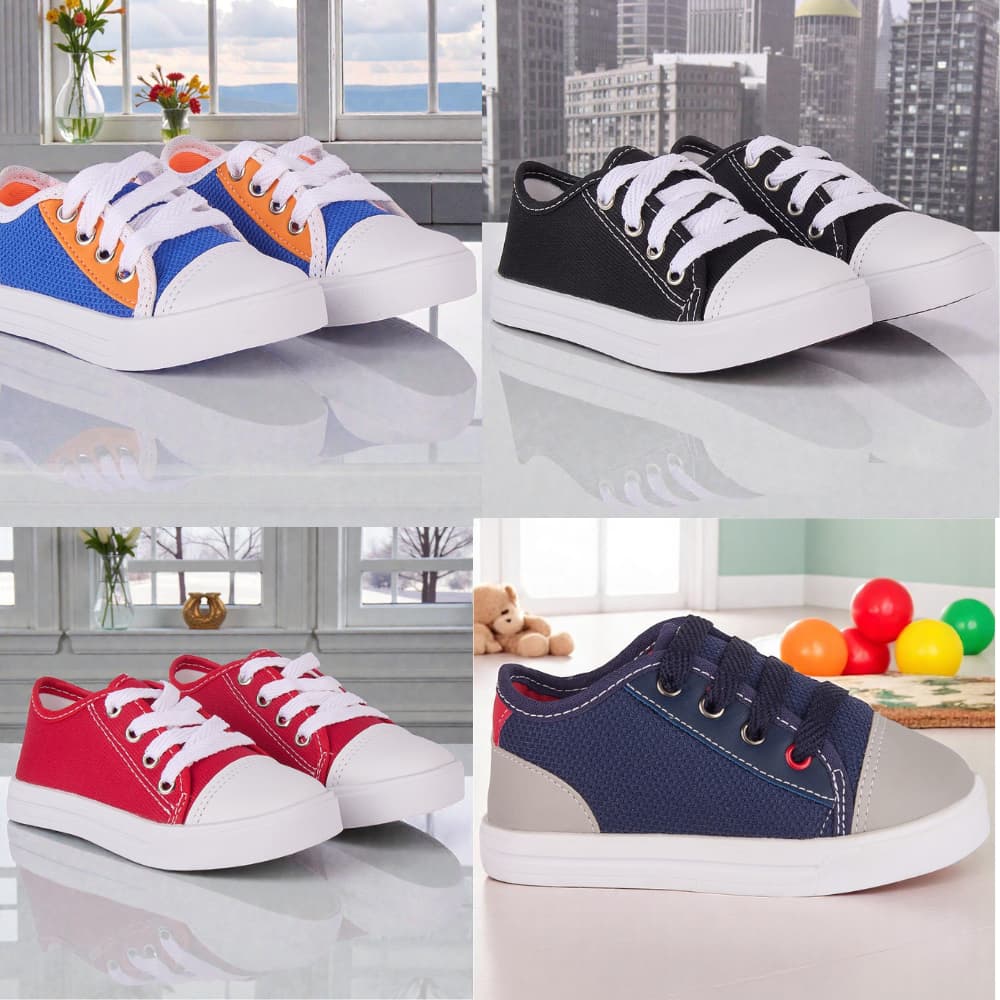 Tênis Infantil Menino Star Cano Baixo Boy Colorido da Moda Casual Escolar Confortável dia a dia