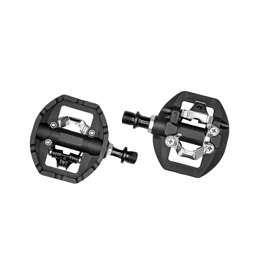 Pedal Clip Plataforma Gta Spd Bike Mtb Rolamento Eixo Cr-mo