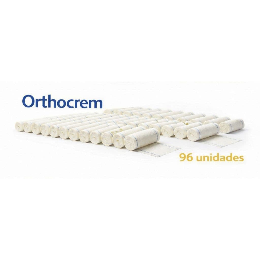 Kit 96un Atadura Crepom Crepe Curativo 10 cm x 180M Alta Qualidade Absorção Elasticidade
