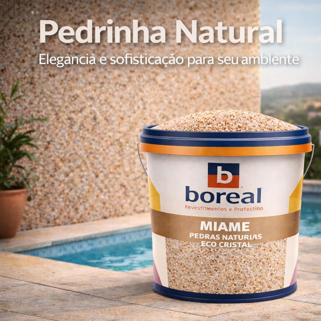 Texturas Revestimento Acrílico Pedras Naturais 20kg