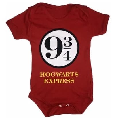 Body De Bebe Mesversario Personagem Tematico Harry