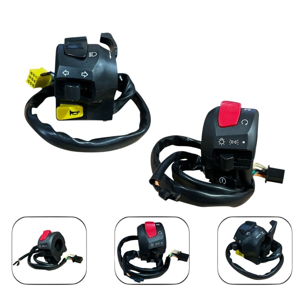 Kit Completo Punho + Chave De Luz Modelo Suzuki Yes 125 2008 2009 2010