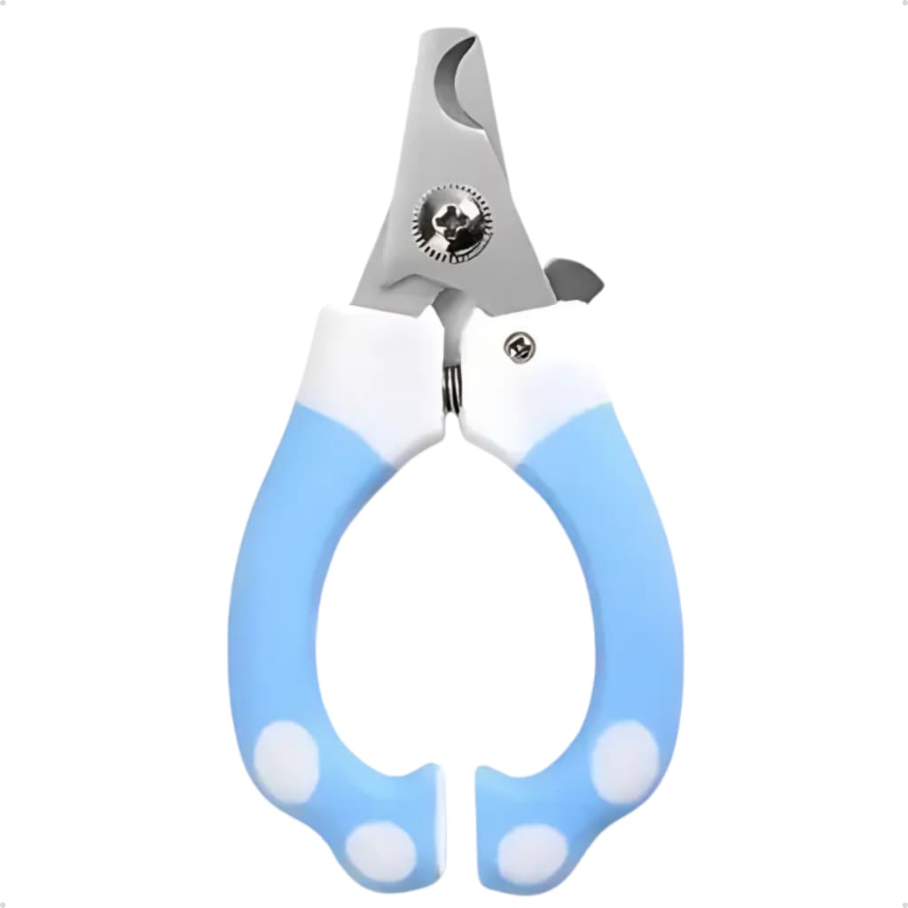 Alicate Cortador de Unha Pet para Cachorro Gato Patinha Higiene Banho e Tosa Pet Shop Azul