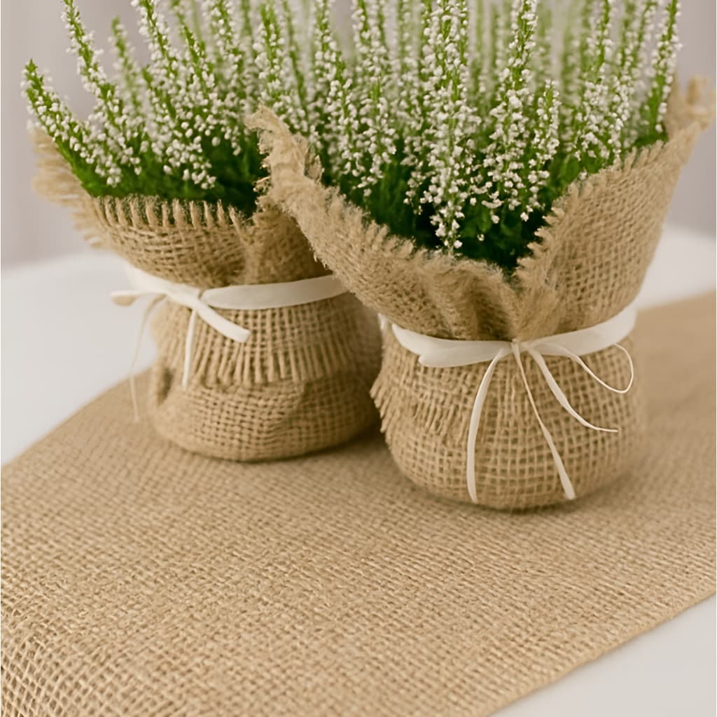 Tecido Juta- Decoração, Artesanato Casa di Valle 1mx 5m Natural