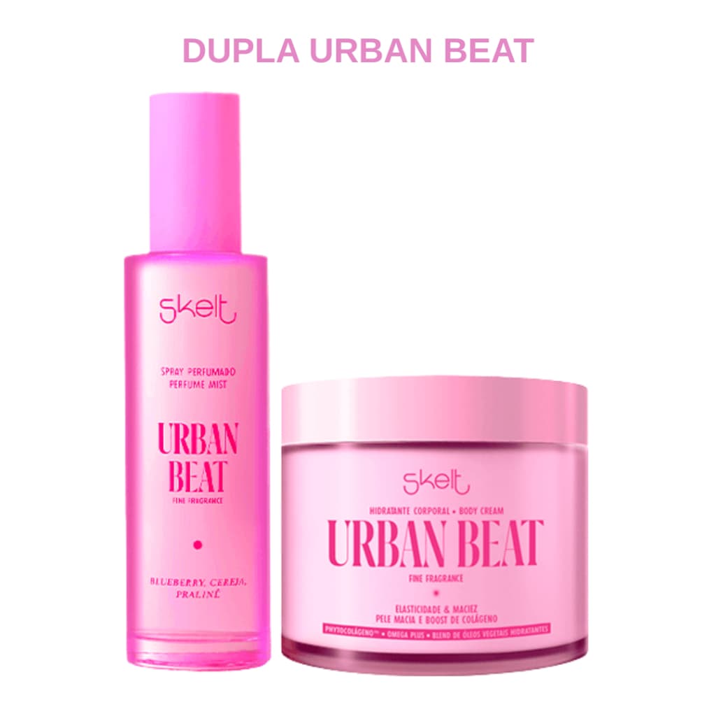 Kit Skelt Urban Beat Hidratante e Perfume Mist