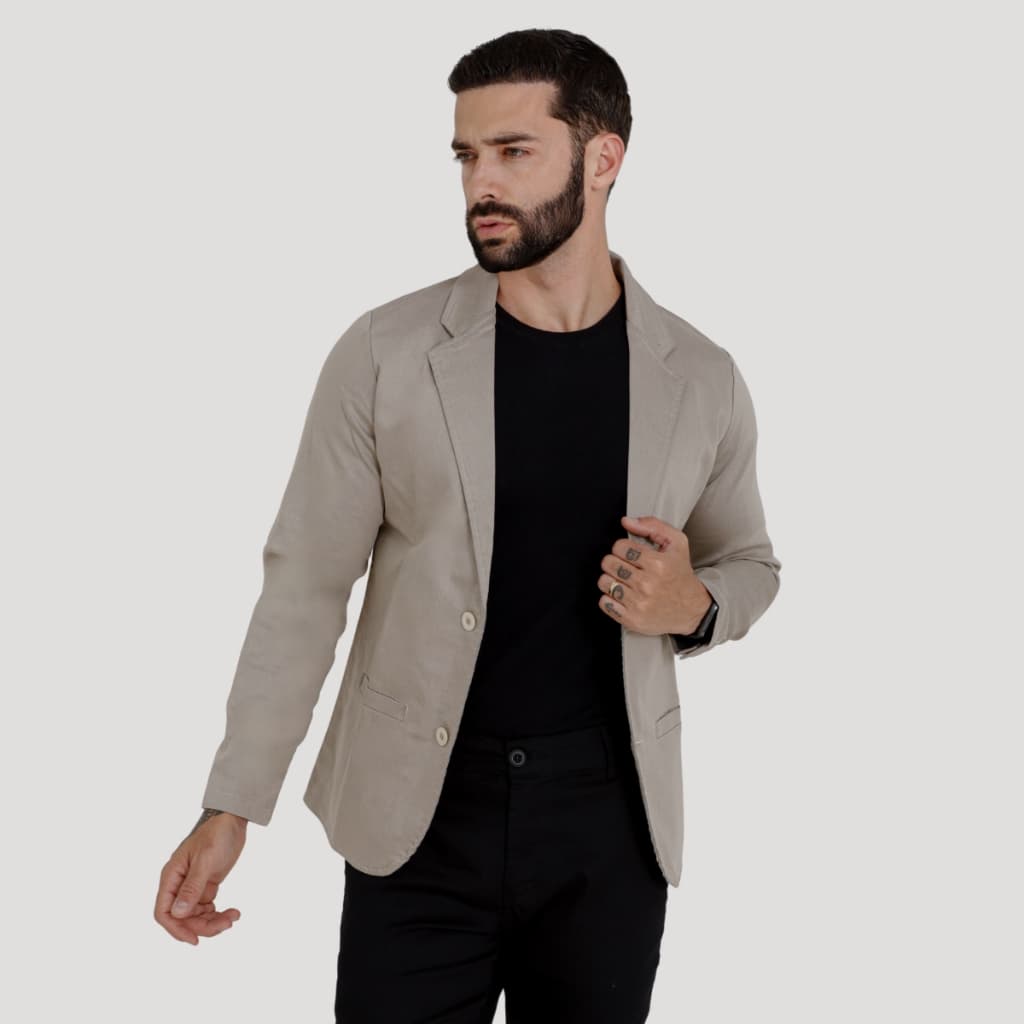 Blazer Slim Fit Masculino Roupas Masculinas RR JEANS