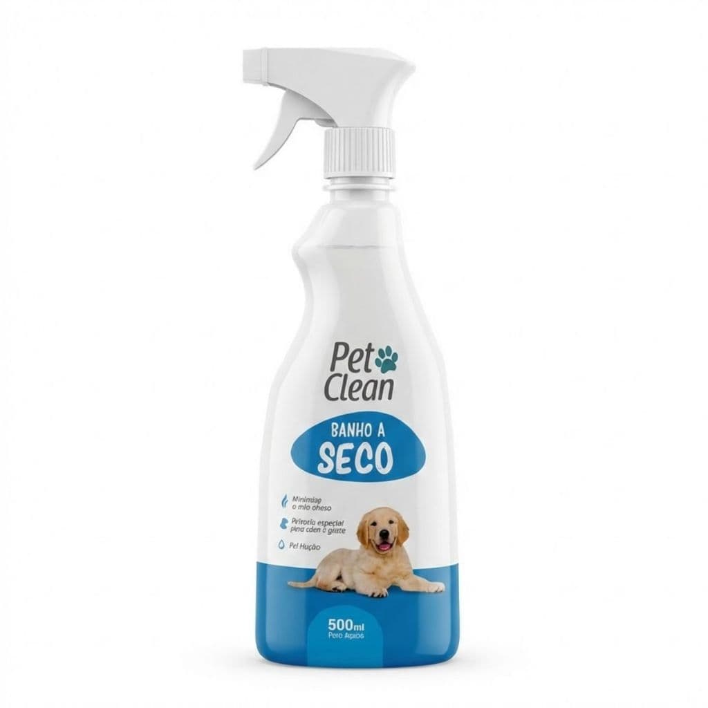 Banho A Seco Liquido Para Cães E Gatos Pet Clean 500ml