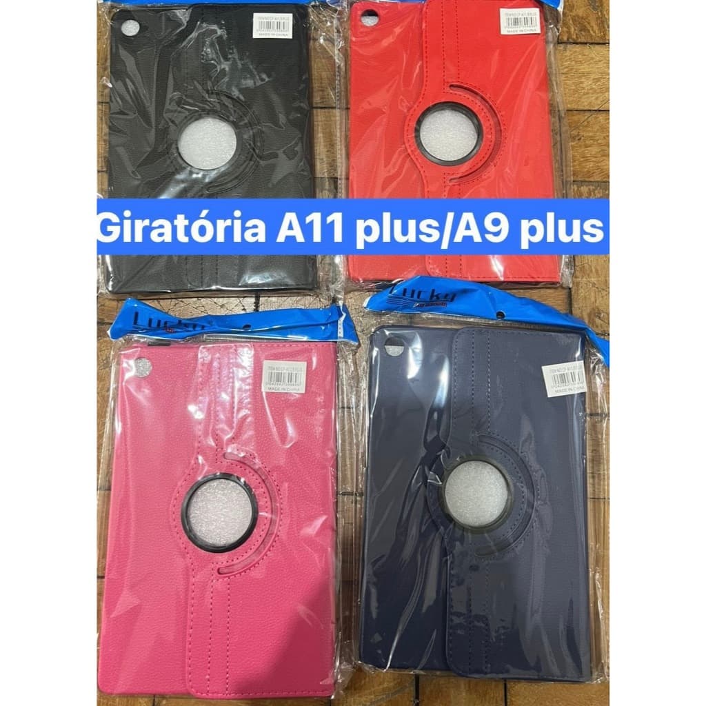 Capa Giratória  P/ Tablet  Galaxy Tab A11+ Plus + Pelicula +Caneta