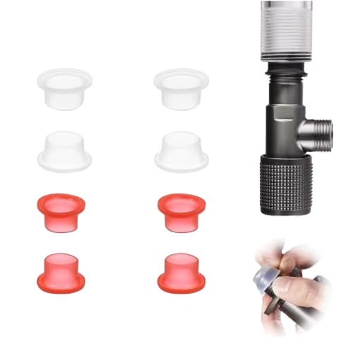 Veda Rosca Silicone Antivazamento  KIT C/12  1/2 3/4 Transparente Para Torneiras Registros e Conexões