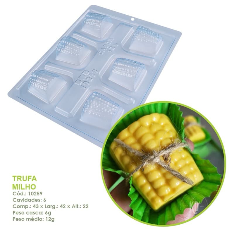 Forma Silicone Trufa De Milho 10259 BWB