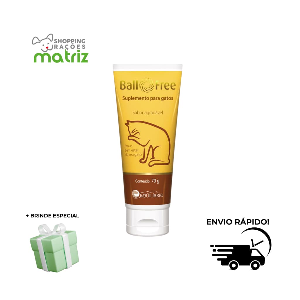 Ball Free 70g - Suplemento P/ Gatos