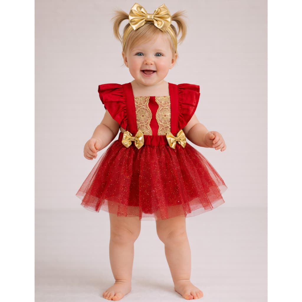 Jardineira Saia Tule Com Laço Roupa Menina Infantil Bebê Baby Fantasia Mesversário Smash The Cake