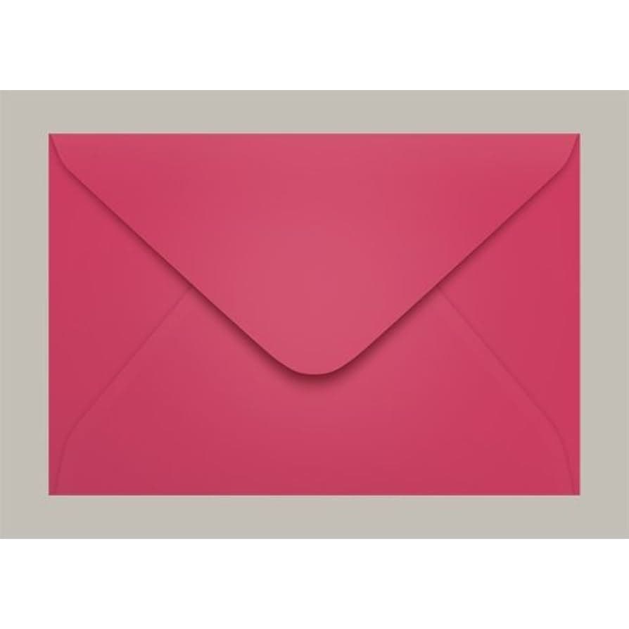Kit 10 Envelope Carta Coloridos Rosa Azul Vermelho Branco 72mmx108mm Econômico