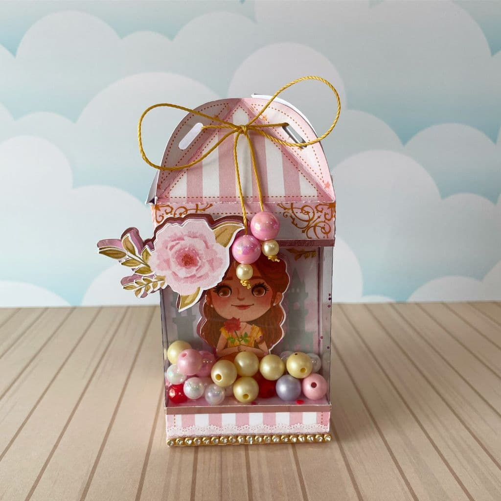 ✨  Caixa Abinha Vitrine Luxo - Princesas da Disney, Baby - Papelaria Personalizada - Lembrancinha de Festa