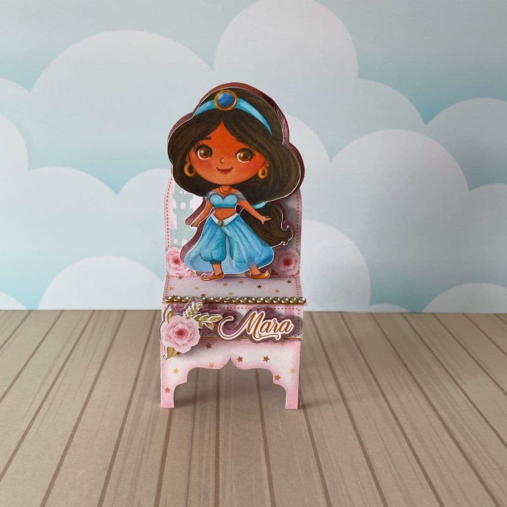 ✨ BIS Duplo Luxo - Princesas da Disney, Baby - Papelaria Personalizada - Lembrancinha de Festa