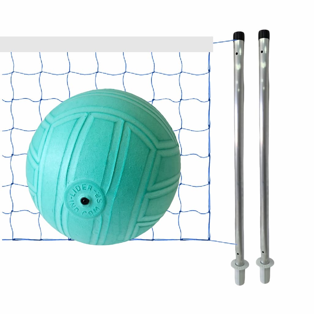Kit Biribol - Vôlei de Piscina + Tubos + Rede 4 M