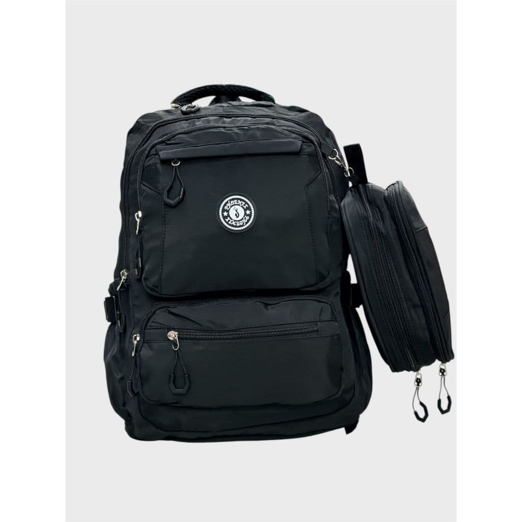 Mochila escolar Impermeável reforçada feminina unissex  com estojo Ideal Trabalho Faculdade e Viagem