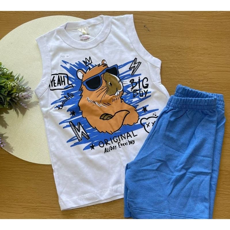 Conjunto Infantil Menino Tamanho 2 Estampas Diversas| Conjunto Infantil Menino Verão