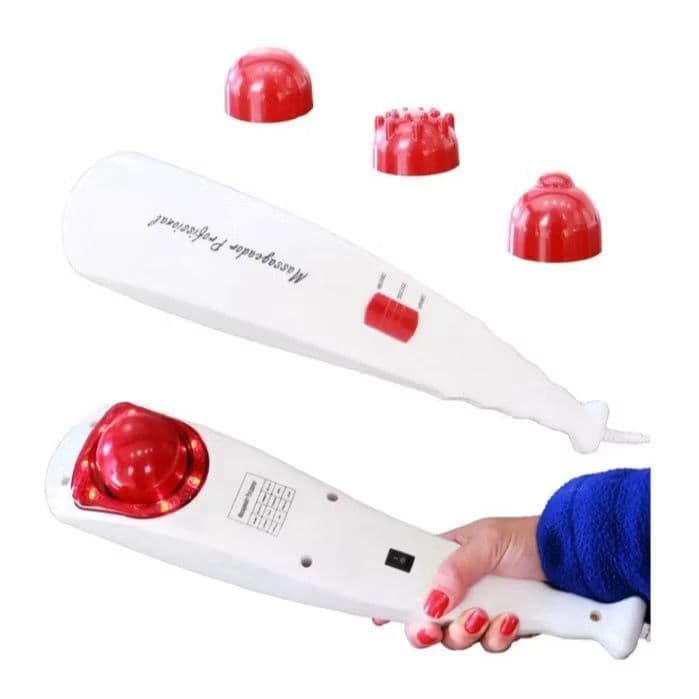 Massageador Elétrico Profissional Vibratório Com Infravermelho