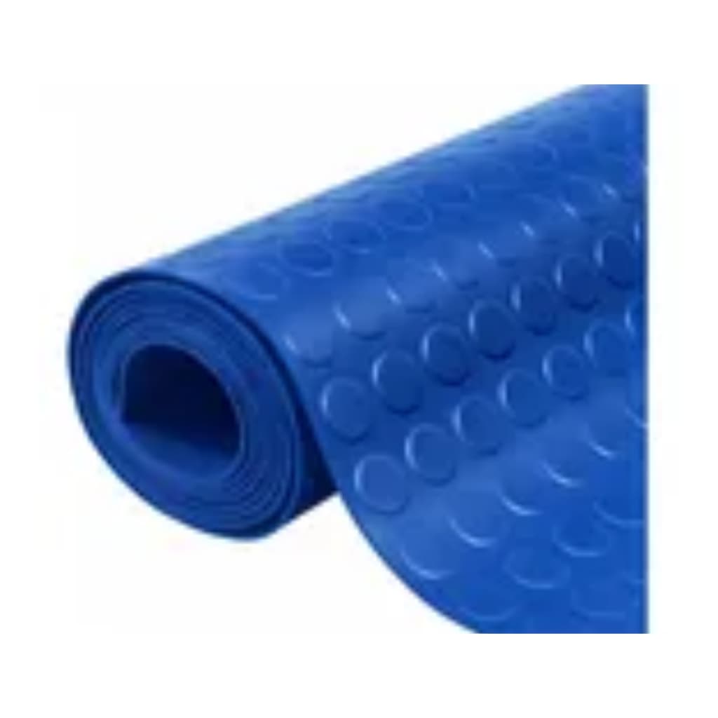 2 M x 1 M Piso Moeda Azul Antiderrapante para Academia Garagem Comércio Rampas