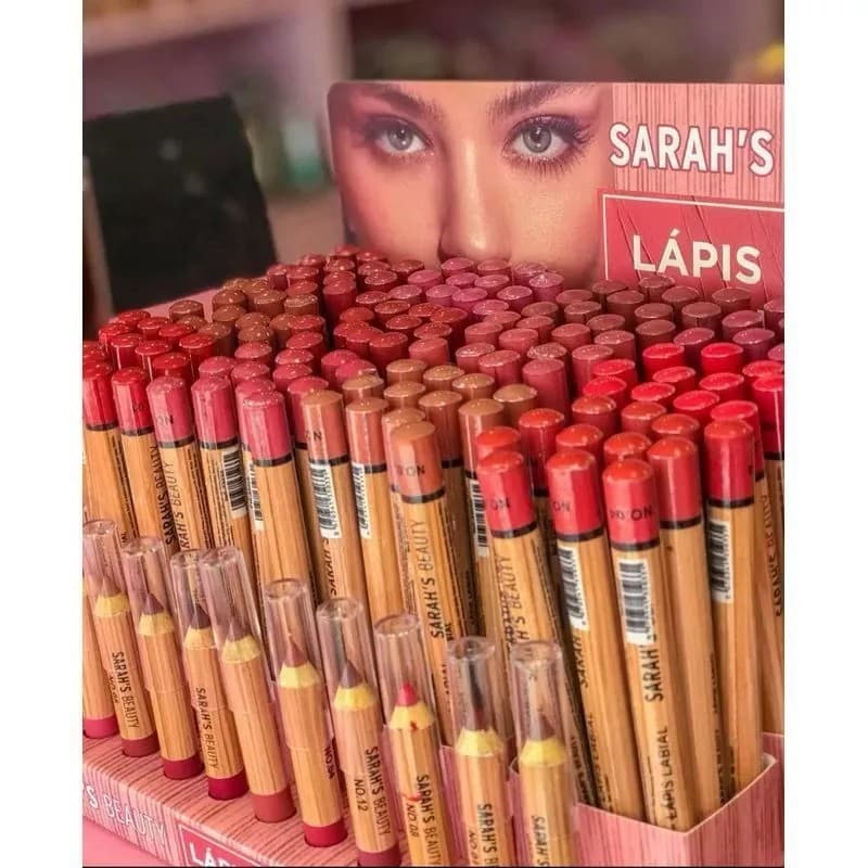 Lápis Labial Super Macio Contorno Boca Alta Pigmentação Sarah´s Beauty