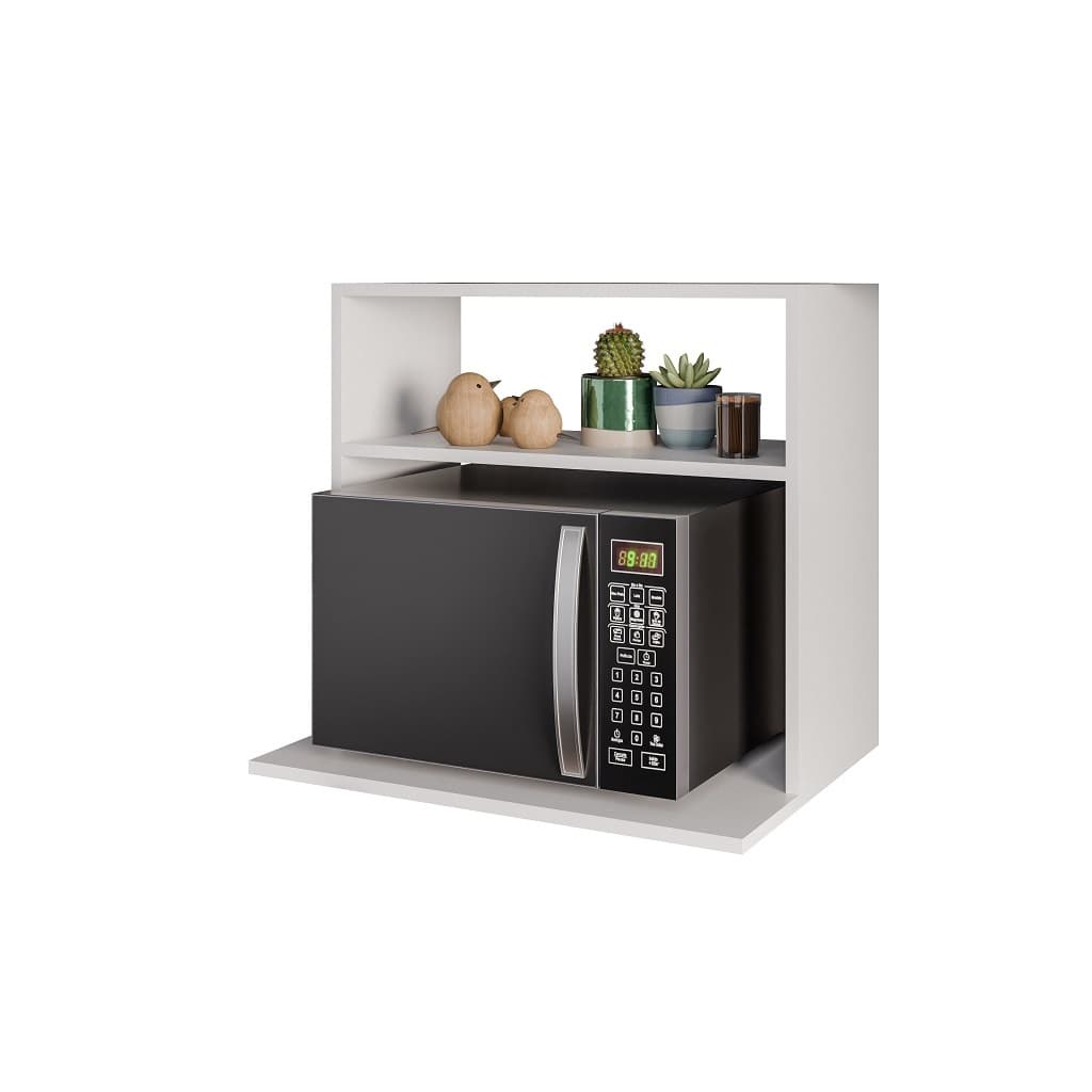 🔥PROMOÇÃO🔥Suporte para Microondas  Cozinha Compacta LISA com Adega para Bebidas ou Temperos - PROMOÇÃO