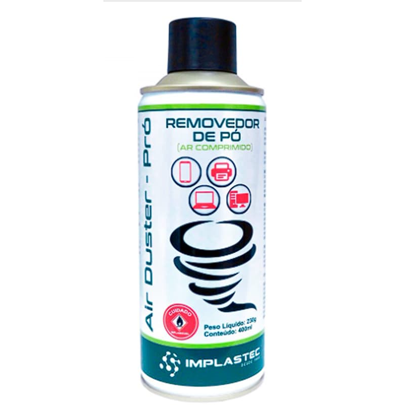 Ar Comprimido Aerossol Implastec Air Duster Pro 400ml 230g