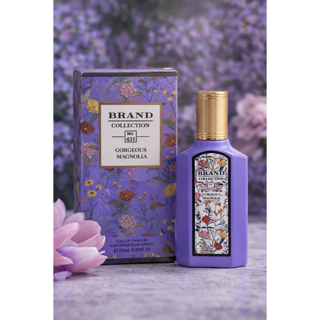 Perfume Brand Collection N431 Lançamento Flora Gorgeous Magnolia MIniatura Feminino 25ml Envio Imediato