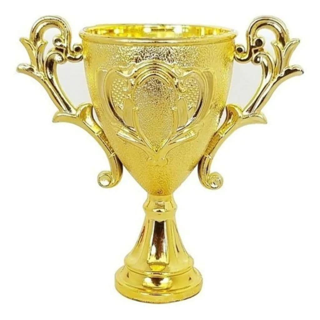 10 Mini Trofeu Futebol Taça Copa, Lembrancinhas, Premiações Campeonato Decoração de Festa